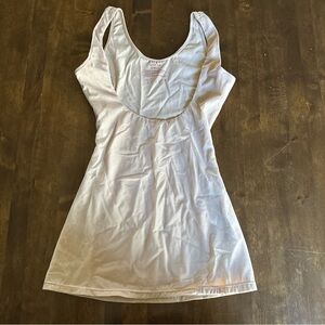 SPANX Assets Red Hot Label Clever Controllers Open Bust Tank Top Size M Nude